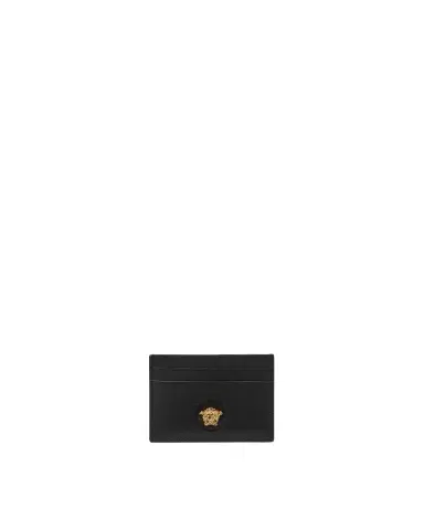 Versace La Medusa Leather Card Holder | Thumbnail 1 Versace La Medusa Leather Card Holder | Thumbnail 1