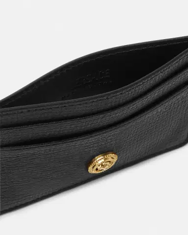 Versace Medusa Biggie Leather Card Holder | Thumbnail 2 Versace Medusa Biggie Leather Card Holder | Thumbnail 2