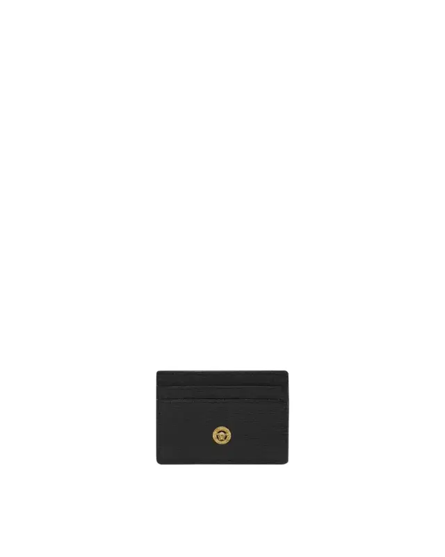 Versace Medusa Biggie Leather Card Holder