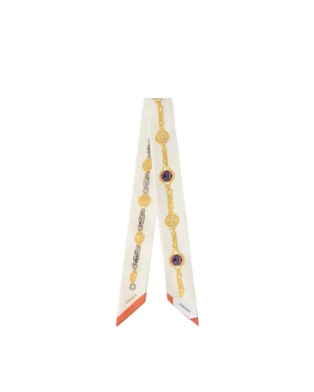 Versace Printed Silk Twill Ribbon