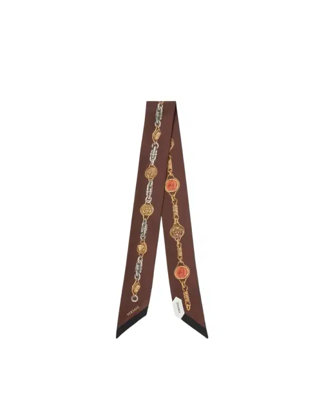 Versace Printed Silk Twill Ribbon