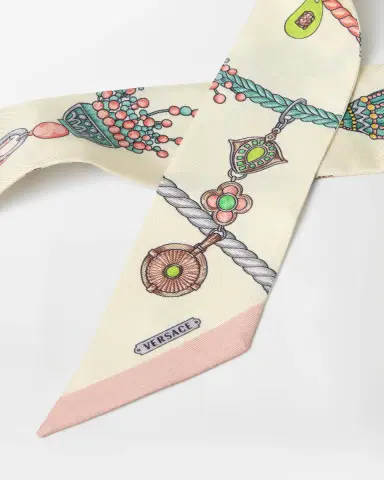 Versace Printed Silk Twill Ribbon | Thumbnail 2