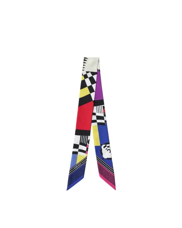 Versace Printed Silk Twill Ribbon