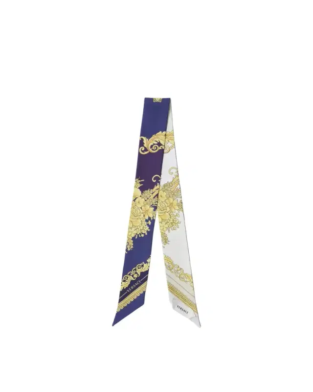 Versace Printed Silk Twill Ribbon
