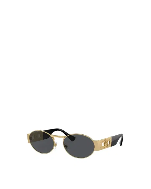 Versace Medusa Deco Oval Sunglasses