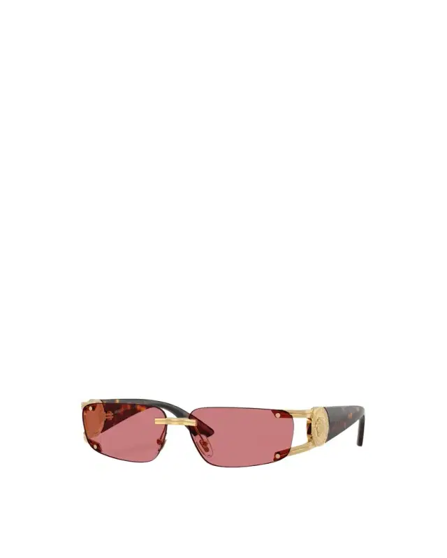 Versace Medusa Honor Rectangular Sunglasses
