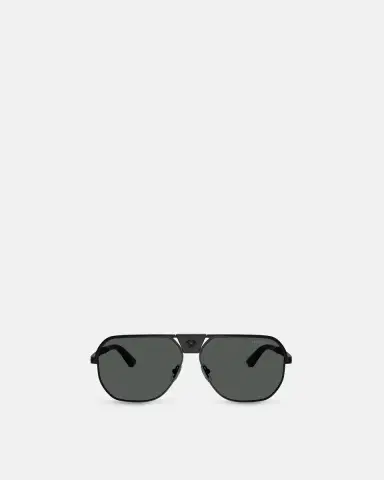 Versace Greca Flow Navigator Sunglasses | Thumbnail 2 Versace Greca Flow Navigator Sunglasses | Thumbnail 2
