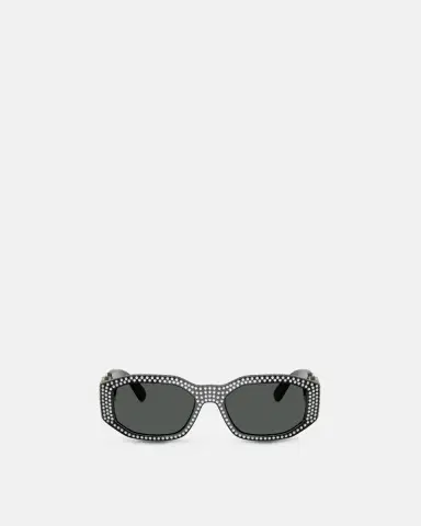 Versace Crystal Medusa Biggie Sunglasses | Thumbnail 2