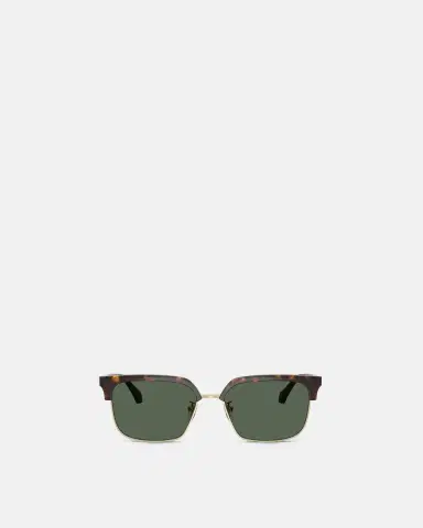 Versace Signature Low-Bridge Squared Sunglasses | Thumbnail 2