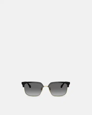 Versace Signature Low-Bridge Squared Sunglasses | Thumbnail 2
