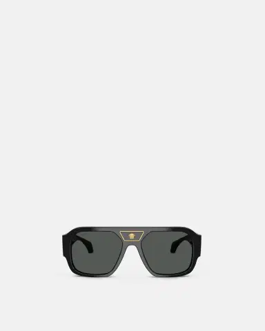Versace Signature Navigator Sunglasses | Thumbnail 2 Versace Signature Navigator Sunglasses | Thumbnail 2