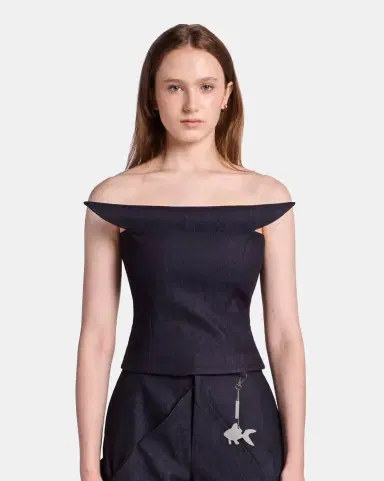 Kate Barton Astrid Denim Corset | Thumbnail 3