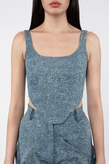 Kate Barton Hilary Denim Corset | Thumbnail 2