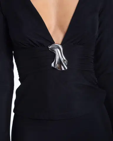 Kate Barton Lila V Neck Top | Thumbnail 7
