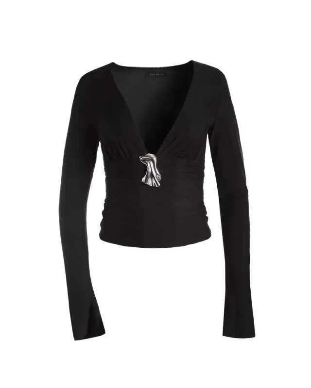 Kate Barton Lila V Neck Top