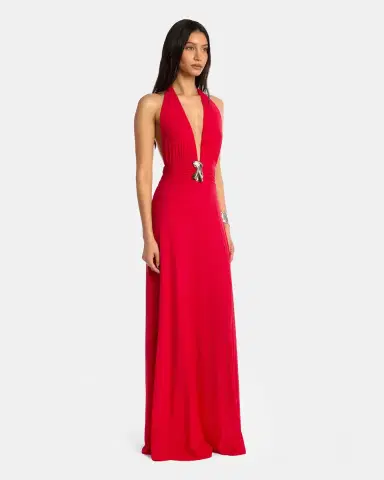 Kate Barton Nina Halter Maxi Dress | Thumbnail 4
