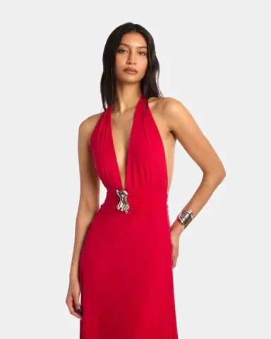 Kate Barton Nina Halter Maxi Dress | Thumbnail 5