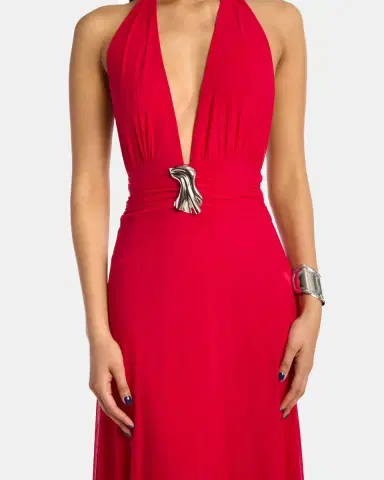 Kate Barton Nina Halter Maxi Dress | Thumbnail 6