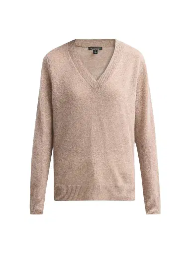 Saks Fifth Avenue Women's Cashmere V-Neck Sweater | Thumbnail 1