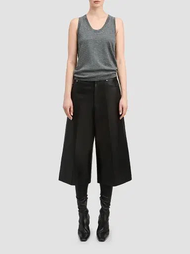 DEREK LAM 10 CROSBY Women's Grayson Mercerized Wool-Cashmere Knit Tank | Thumbnail 2 DEREK LAM 10 CROSBY Women's Grayson Mercerized Wool-Cashmere Knit Tank | Thumbnail 2