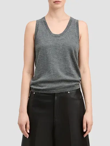 DEREK LAM 10 CROSBY Women's Grayson Mercerized Wool-Cashmere Knit Tank | Thumbnail 4 DEREK LAM 10 CROSBY Women's Grayson Mercerized Wool-Cashmere Knit Tank | Thumbnail 4