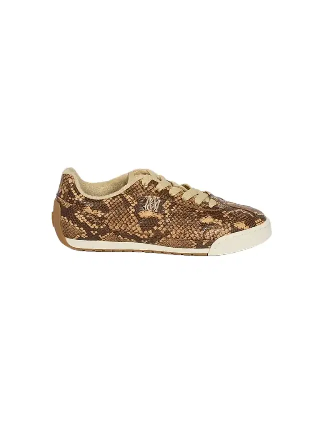 AMIRI Women's Python-Embossed Leather Low-Top Sneakers