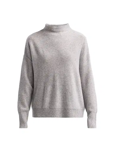 Saks Fifth Avenue Women's Cashmere Drop-Shoulder Turtleneck Sweater | Thumbnail 1