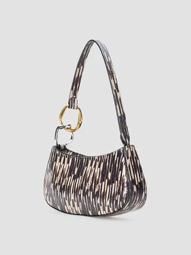 Staud Women's Ollie Printed Embossed Leather Shoulder Bag | Thumbnail 2