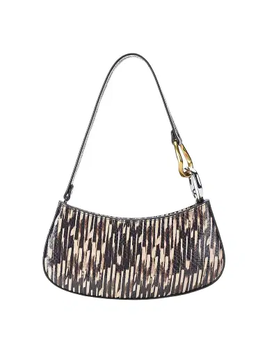 Staud Women's Ollie Printed Embossed Leather Shoulder Bag | Thumbnail 1