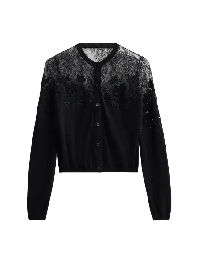 Ulla Johnson Women's Talia Merino Wool-Mesh Cardigan