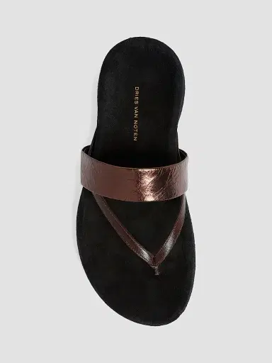 Dries Van Noten Women's Mosaicon Leather Sandals | Thumbnail 4 Dries Van Noten Women's Mosaicon Leather Sandals | Thumbnail 4