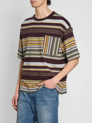Dries Van Noten Men's Heso Striped Cotton T-Shirt | Thumbnail 4 Dries Van Noten Men's Heso Striped Cotton T-Shirt | Thumbnail 4