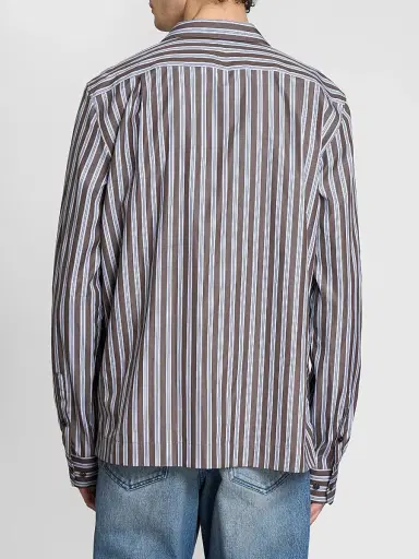 Dries Van Noten Men's Carlty Striped Cotton Shirt | Thumbnail 3 Dries Van Noten Men's Carlty Striped Cotton Shirt | Thumbnail 3