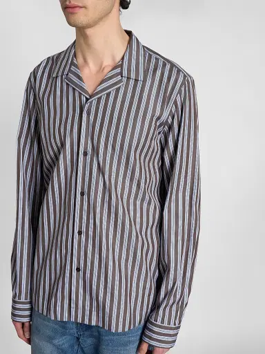 Dries Van Noten Men's Carlty Striped Cotton Shirt | Thumbnail 5 Dries Van Noten Men's Carlty Striped Cotton Shirt | Thumbnail 5