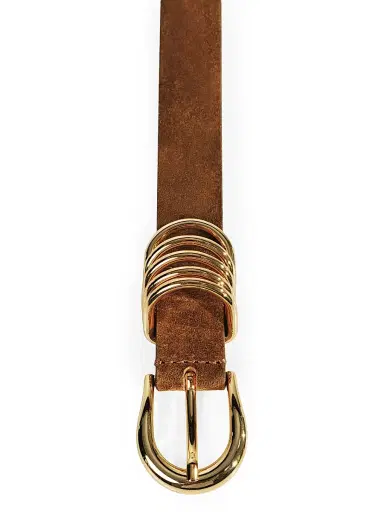 Déhanche Women's Hollyhock Suede Belt | Thumbnail 3