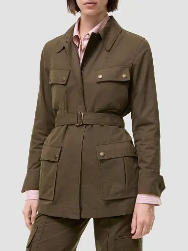 Burberry Women's Alderton EKD Cotton Jacket | Thumbnail 2