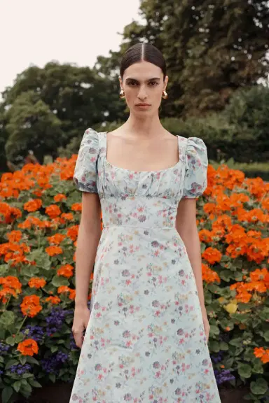 Markarian Elora Ikat Midi Dress | Thumbnail 2 Markarian Elora Ikat Midi Dress | Thumbnail 2
