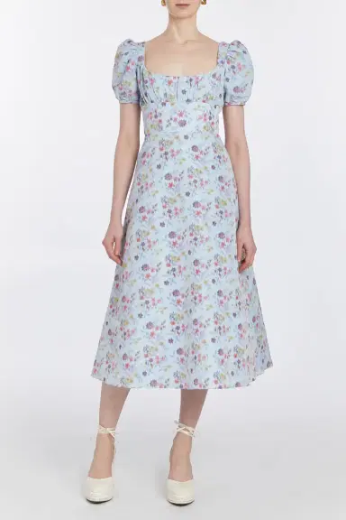 Markarian Elora Ikat Midi Dress | Thumbnail 3 Markarian Elora Ikat Midi Dress | Thumbnail 3