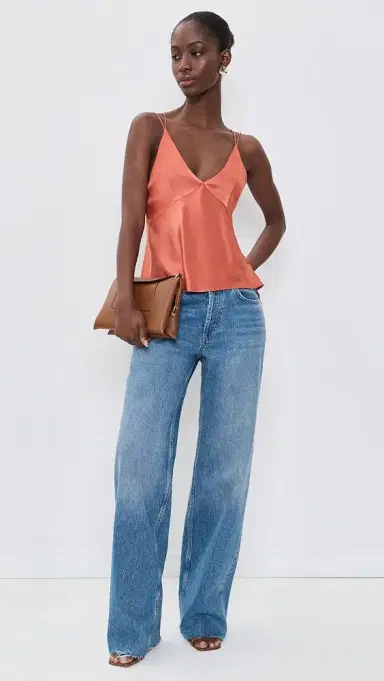 Reformation Jule Silk Top | Thumbnail 4 Reformation Jule Silk Top | Thumbnail 4