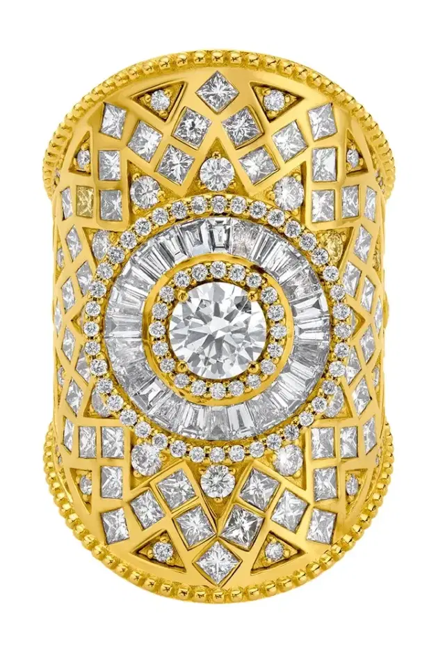 BUDDHA MAMA Diamond Sun Wrap Ring