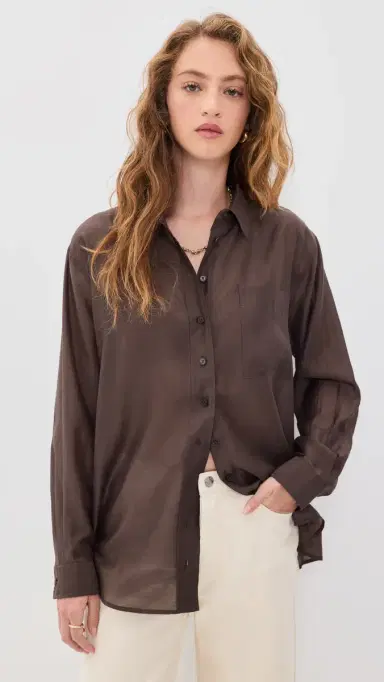 Reformation Eli Oversized Shirt | Thumbnail 2
