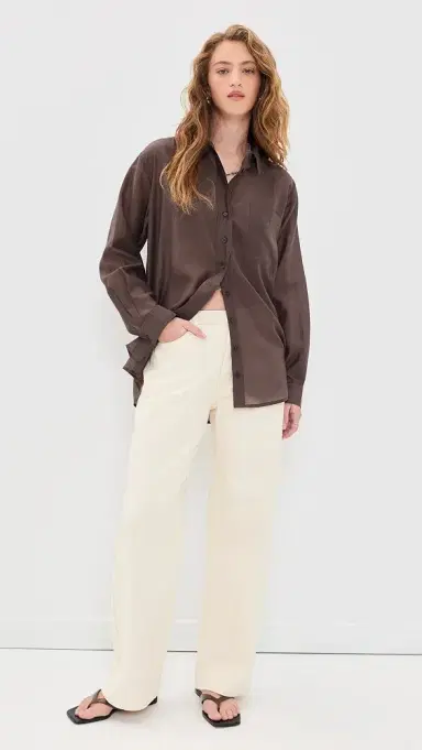 Reformation Eli Oversized Shirt | Thumbnail 5
