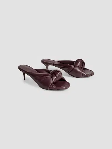 Bottega Veneta Women's Cherry 55MM Kitten Heel Mule Sandals | Thumbnail 5