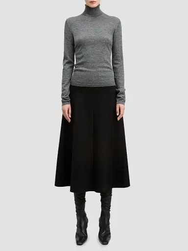 DEREK LAM 10 CROSBY Women's David Mercerized Wool-Cashmere Turtleneck Top | Thumbnail 2 DEREK LAM 10 CROSBY Women's David Mercerized Wool-Cashmere Turtleneck Top | Thumbnail 2