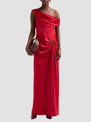 Et Ochs Women's Camilla Satin One-Shoulder Gown | Thumbnail 2 Et Ochs Women's Camilla Satin One-Shoulder Gown | Thumbnail 2