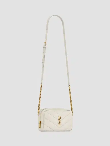 Saint Laurent Women's Lambskin Loulou Mini Crossbody Bag | Thumbnail 4 Saint Laurent Women's Lambskin Loulou Mini Crossbody Bag | Thumbnail 4