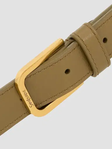 Saint Laurent Women's Minimal Belt in Smooth Leather | Thumbnail 3 Saint Laurent Women's Minimal Belt in Smooth Leather | Thumbnail 3