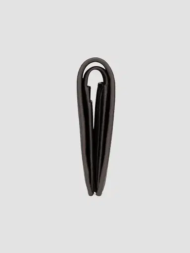 Saint Laurent Men's Tiny Cassandre Credit Card Wallet in Grained Leather | Thumbnail 3