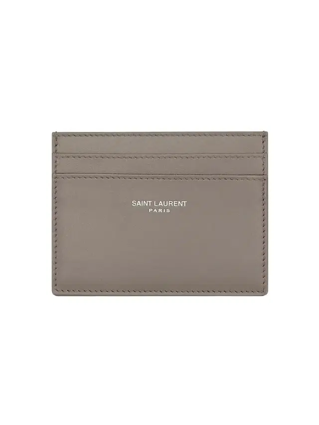 Saint Laurent Men's Card Case in Smooth Leather