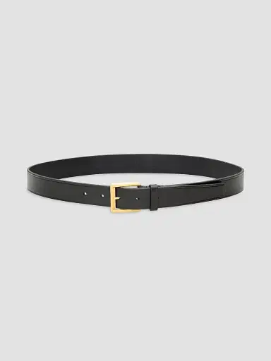 Saint Laurent Women's Rectangular Buckle Belt in Leather | Thumbnail 2